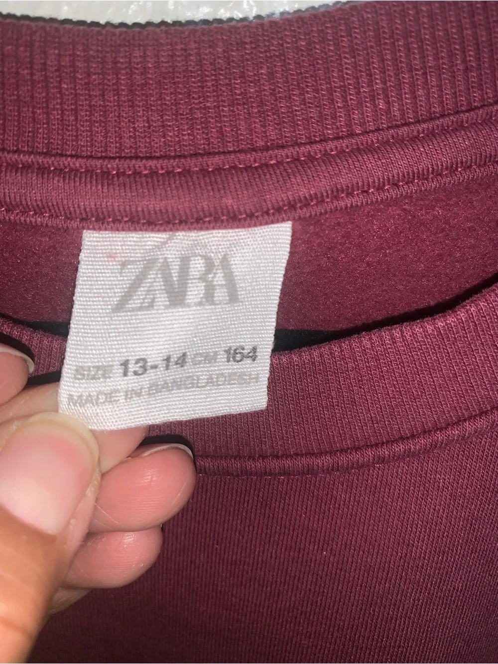 Zara girls sweatshirt